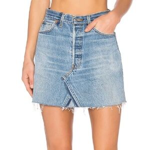 Re/Done Levis High Waist Mini Skirt. Super Cute, Size XS/S